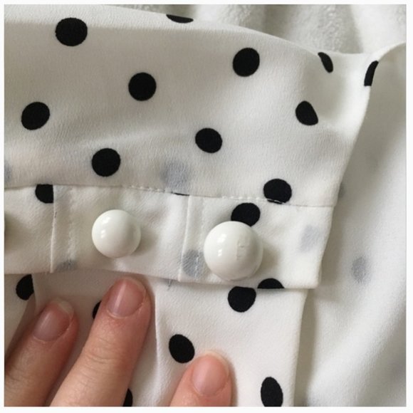 kate spade white black cabana dot jumpsuit romper outfit 10 *PLEASE READ* - Picture 5 of 16